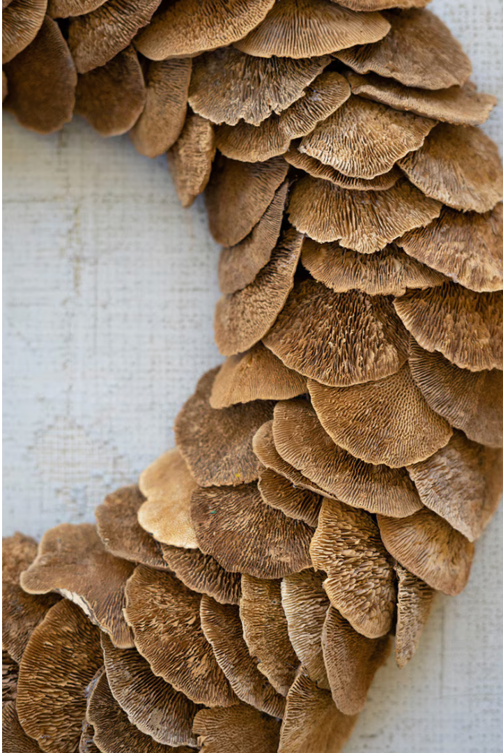 Sponge Mushroom Wreath