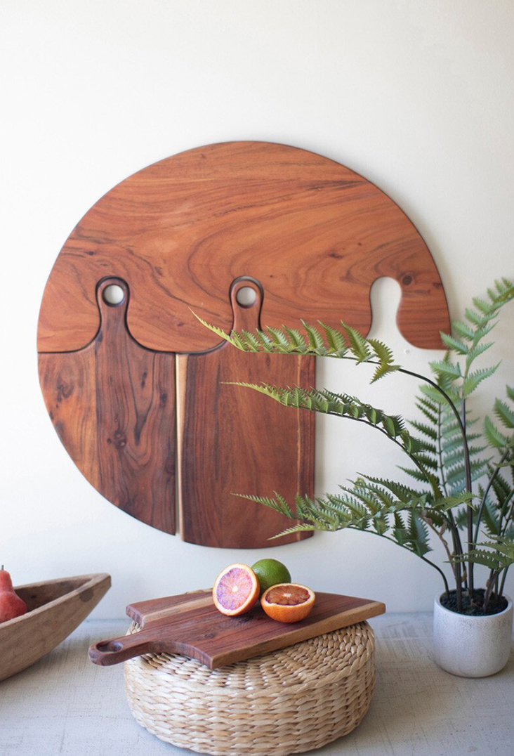 Hanging Acacia Wood Cutting Boards
