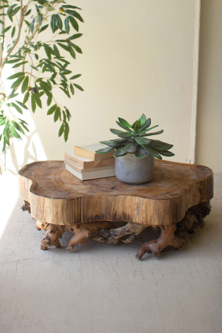 Mulberry Root and Willow Wood Serving Tray