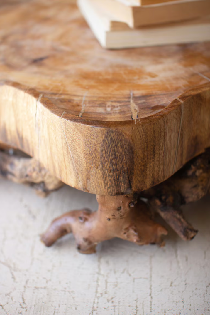 Mulberry Root and Willow Wood Serving Tray