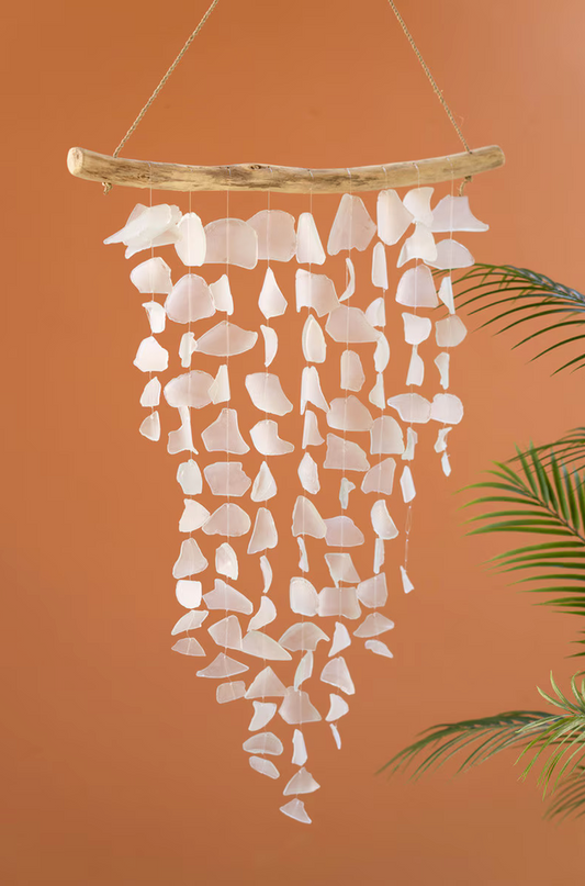 Driftwood and Sea Glass Chime