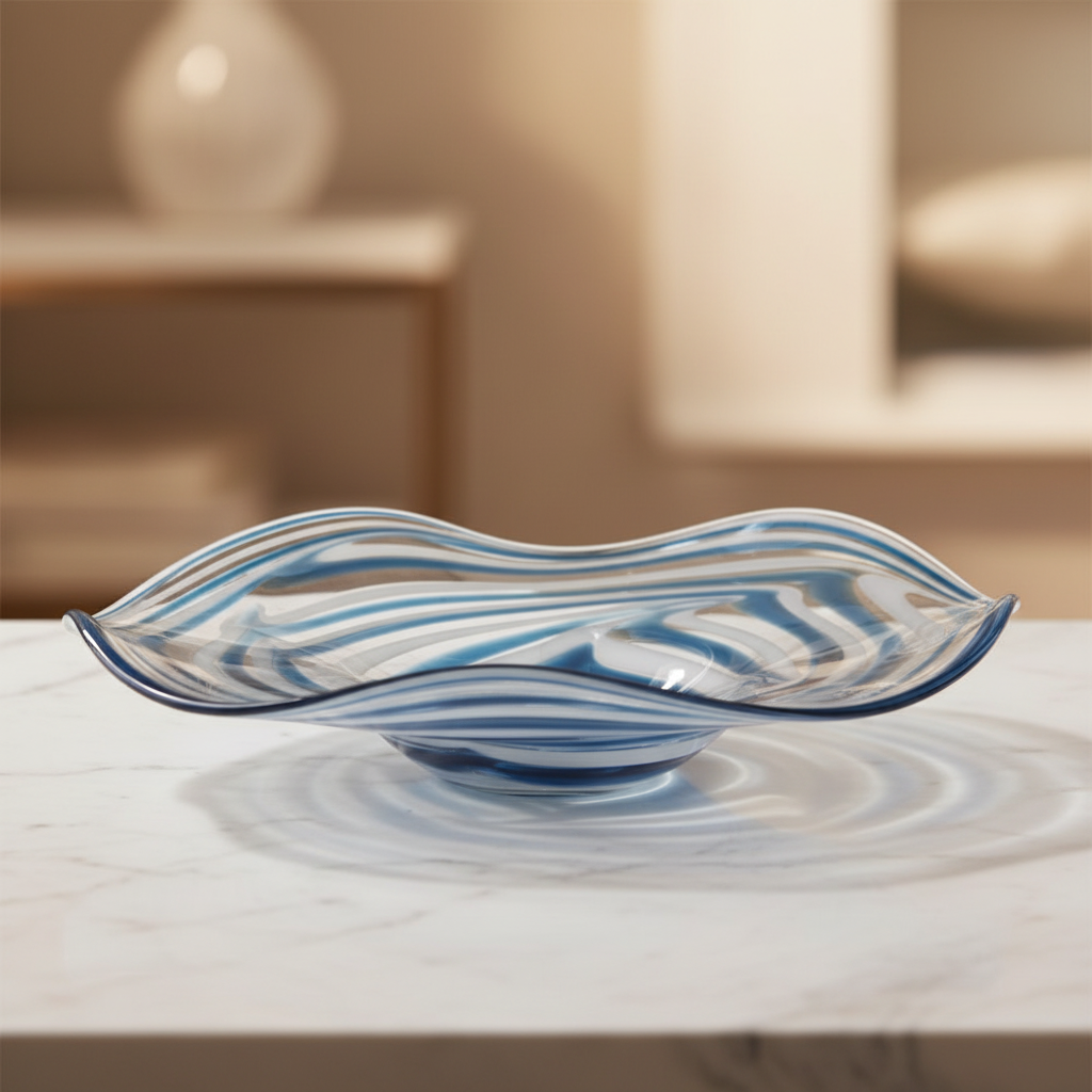 Ocean Glass Plate Detail Shot