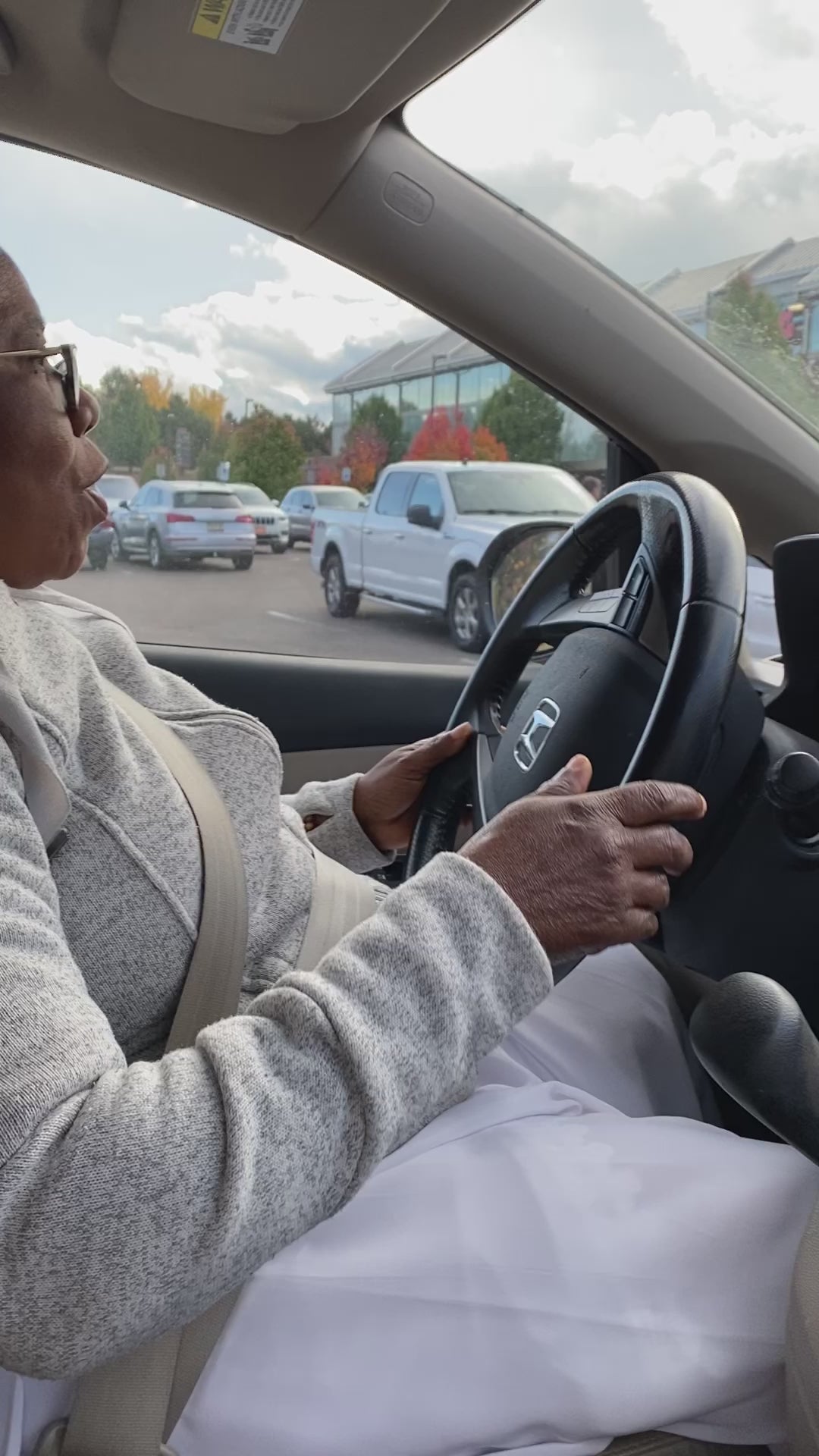 Load video: Teaching Sister Mary Anthony to drive!